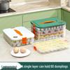 Dumpling Freezer Tray: Portable Multi-Layer Storage Box for Fresh Wontons