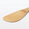MUJI Soot Bamboo Cooking 30cm 83074920 Spatula, Approx. Long,