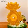 Candlestick Shaped Like A Lotus Flower Ancestral Hall Supplies Pray for Auspiciousness Temple Law Society Sacrifice Home Decor