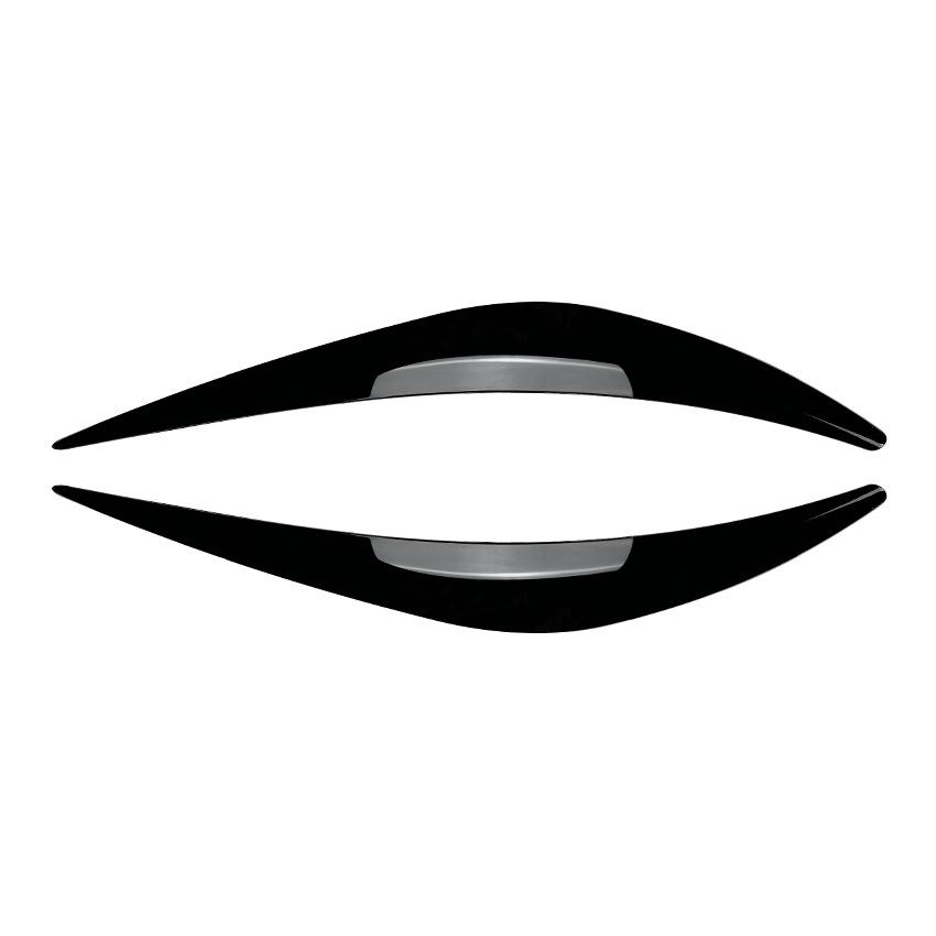 Applicable To Infiniti Q50 2014 + Automotive Carbon Fiber Pattern Headlight Light Eyebrow Car Sticker Exterior Accessories