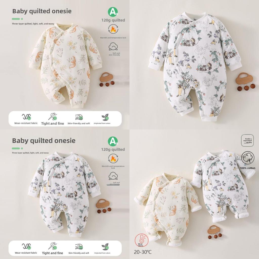 Baby Winter Sleepwear With Cotton Padding For Newborns And Infants