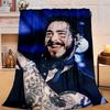 1PC Musician's Heartfelt Expression Flannel Blanket Gift, Suitable for Both Men And Women, Soft Ideal for Beds And Sofa, Birthday Or Christmas Gift