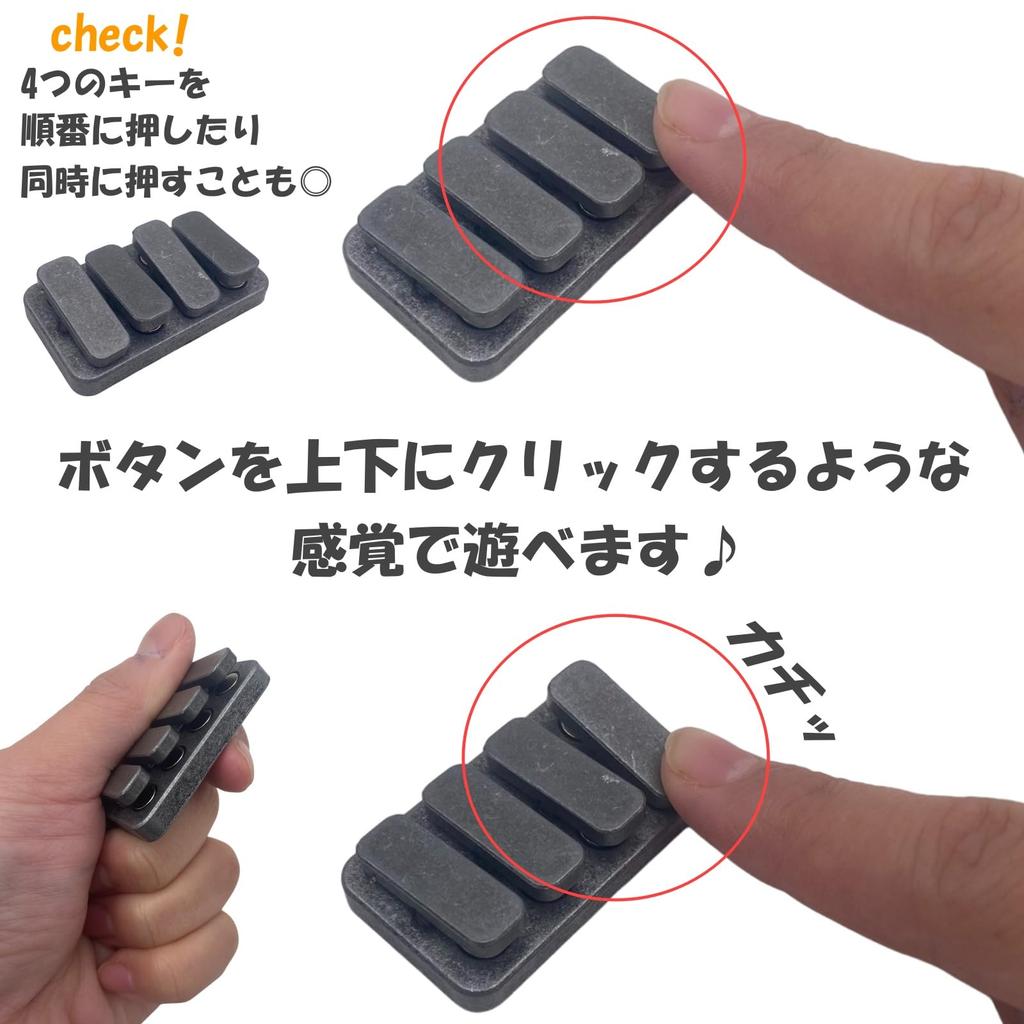 Lunari Fidget Toy, Fidget Slider, Tastaturklicker, Handspiel, Klavier, Taste drücken, Stressabbau