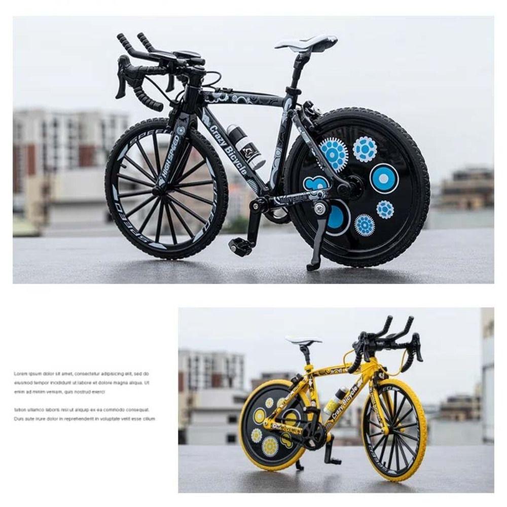Straße Berg Finger Mini Bike TT Rennsimulation Fahrrad Fahrradmodell Spielzeug Fahrradliebhaber