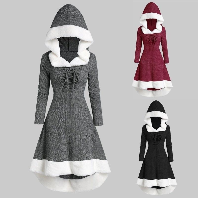

New Women Christmas Costume Merry Christmas Performance Clothing Christmas Dress Cosplay Costume Trendsetting Must-have Items Versatile Outfits S сірий