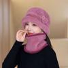 New Korean Version Knitted Versatile Warmth and Thick Hat for Women Fashion Warm Wool Hat Rabbit Hair Mother