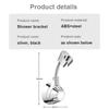 Shower Holder Adjustable Shower Head Holder Nozzle Handheld Holder Punch-Free Multi Angle Rotation Shower Bracket
