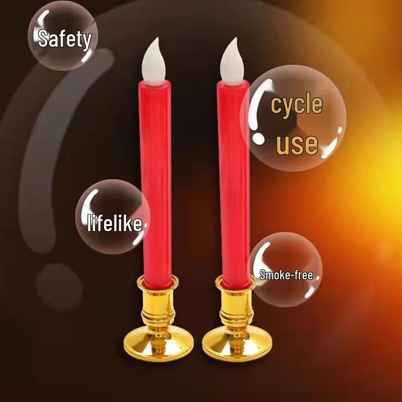 DASKSHA Electronic LED Prayer Candle
