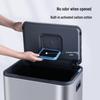 Stainless Steel Pedal Trash Can with Lid for Kitchen, Living Room, Office - Large Size Commercial Bin