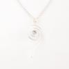 Natural Selenite Gemstone 925 Solid Silver Jewelry Handmade White Stone Pendant PP-42-46