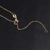 14K Gold-Filled Color-Preserving Swan Pendant Choker Necklace