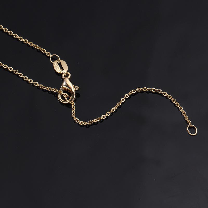 14K Gold-Filled Color-Preserving Swan Pendant Choker Necklace