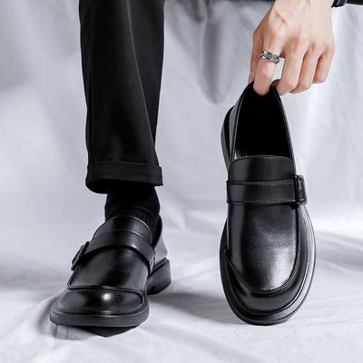 Fashionable Men's Genuine Leather Shoes Low Heels Business Leather Shoes Versatile for Outdoor Use In The Office Casual Shoes