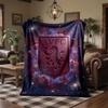 Aston Villa Fußball Druck Flanell Decke Weich Warm Sofa Bett Überwurf für Zuhause Büro Schlafzimmer