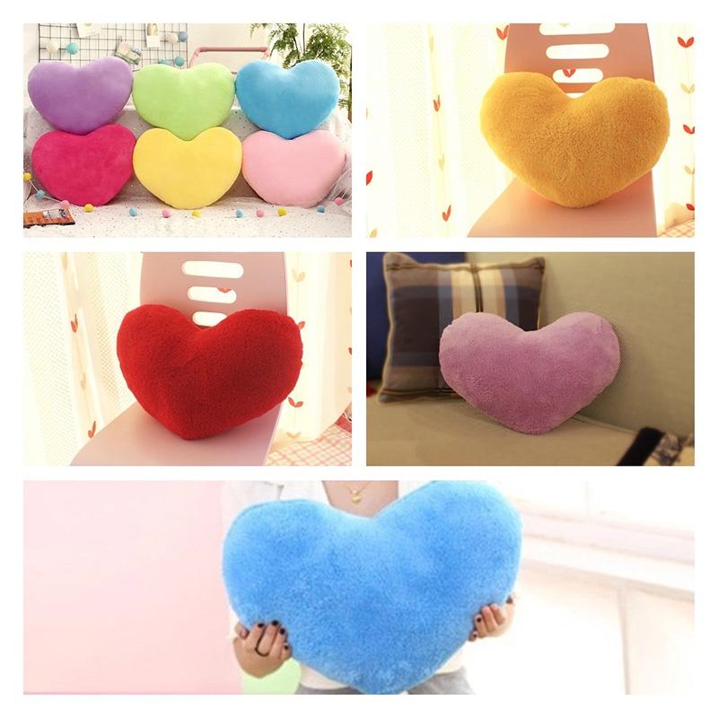 Soft And Cuddly Heart-shaped Plush Pillow For Teens And Adults