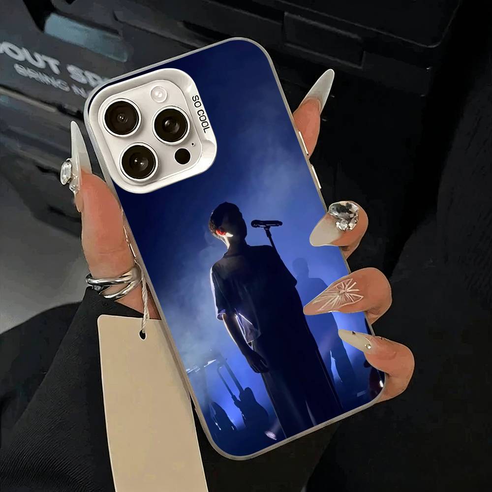 Top Gen Z artist Singer M-Milo Phone Case For iPhone 11 12 13 14 15 16Pro Max Plus white Sliver Phone Cover
