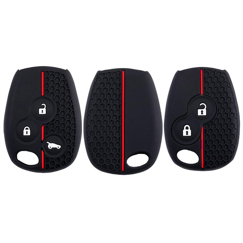 2 3 Buttons Silicone Car Key Case For Renault Trafic Clio Duster Logan Dacia Sandero For Nissan Terrano Almera