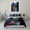 Pagoda, pathway, sword design. Bedding sets Duvet cover sets Duvet covers Pillowcases(1 * Duvet Cover 2 * Pillowcases without duvet insert)