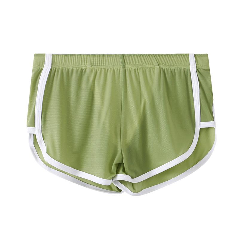 Men's Summer Ice Silk Ultra Thin Mesh Sports Loose Home Underwear