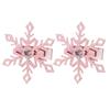 Snowflake Hair Clip Alloy Hairpin with Snowflakes Shape Comfortable Hairpiece for Christmas Party Styling Accesories
