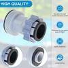 Swimming Pool Hose Adapter For 1.5" To 1.25" Connections for Up Ground Pool Pumps Saltwater Systems Easy Installation