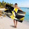 Pittsburgh Penguins Customized Name Text Beach Towel, Soft Absorbent Towel Beach Pool Travel Personal Gift