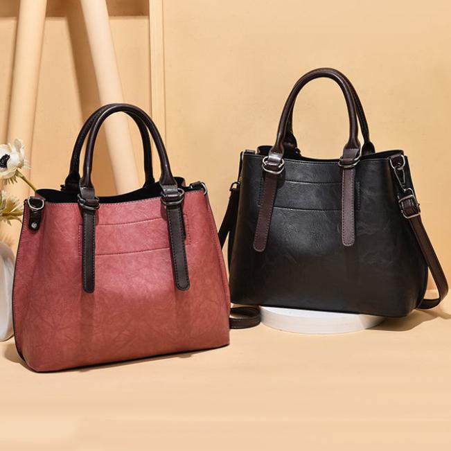 Women PU HandBag Women Belt Single Shoulder Bags Casual Totes Solid Color Soft Messenger Bag