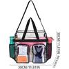 Travel Backpack Large Capacity Transparent Purse Clear Bag Handbag Shoulder Bag