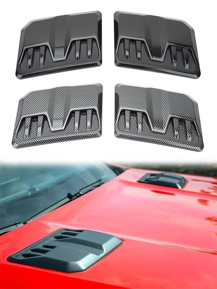 Universal ABS Engine Hood Vent Grille Decorative Cover