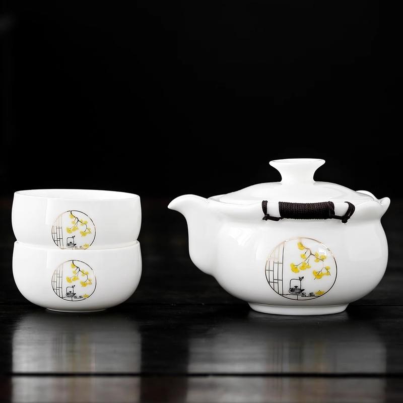 Премиальный набор чайников из нефрита «бараний жир»: Издание 2025 года для домашнего использования и личных чайных моментов  200ml