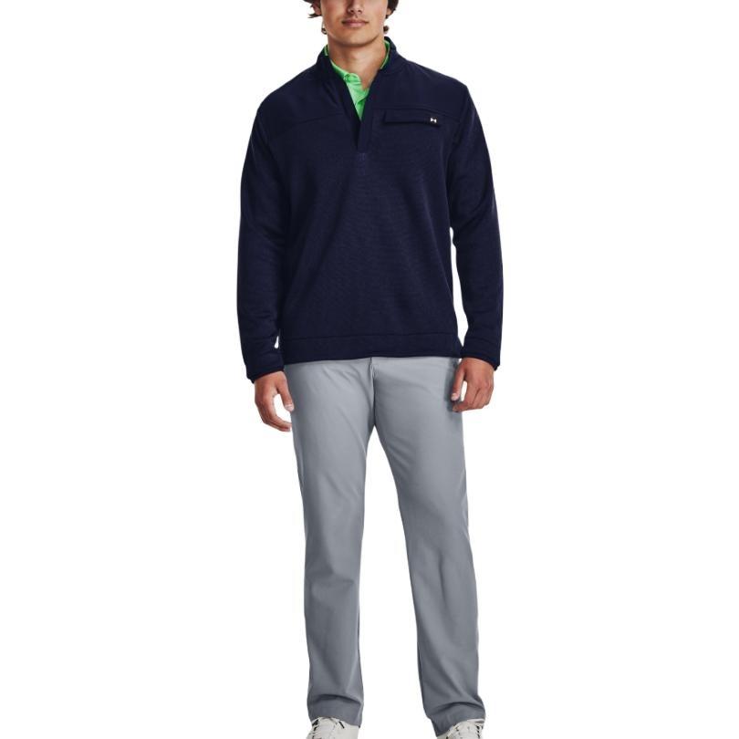 Under Armour Storm Sweaters Men's Navy Blue Stand Collar Moderate Other Unisex 1382920-410
