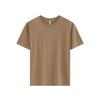 Summer gram ice silk cool cotton t-shirt women's simple casual solid color short-sleeved fashion trend cultural shirt top
