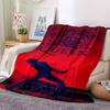 1pc Queen Band Logo Blanket Lightweight Flannel Blanket Throw Blanket For Sofa, Bed, Travel, Camping, Livingroom, Office, Couch