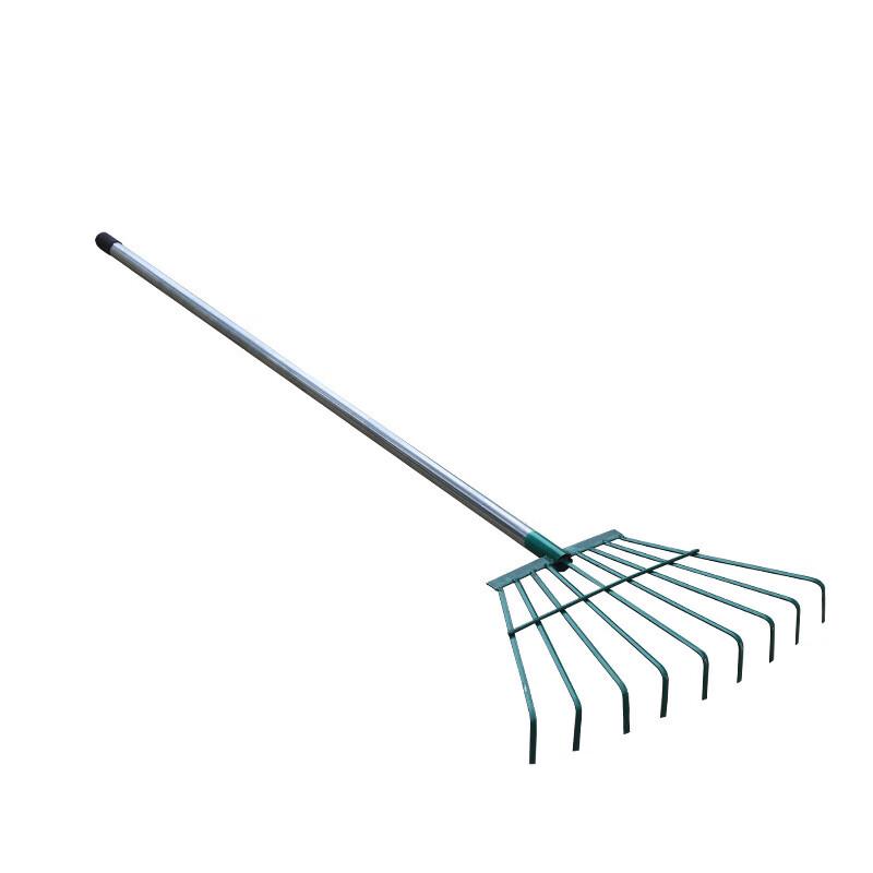 Garden Leaf Rake with Steel Handle