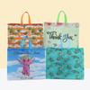 12pcs Festival Gift Bags With Handles Reusable Shopping Bags Printed Non Woven Tote Bags For Party Favors Retail And Gift Pack