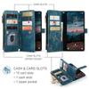 For Samsung Galaxy S26 Phone Cases with Strap CASEME C30 Zipper Multiple Card Holder PU Leather Cover