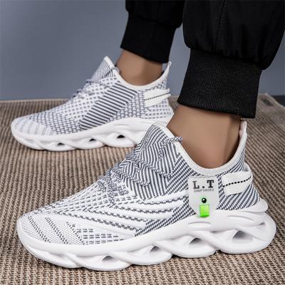 Herren Fitness Laufen Neu Walking Slipper Mode Casual Sportschuhe Atmungsaktiv Leicht Herrenschuhe Übergröße