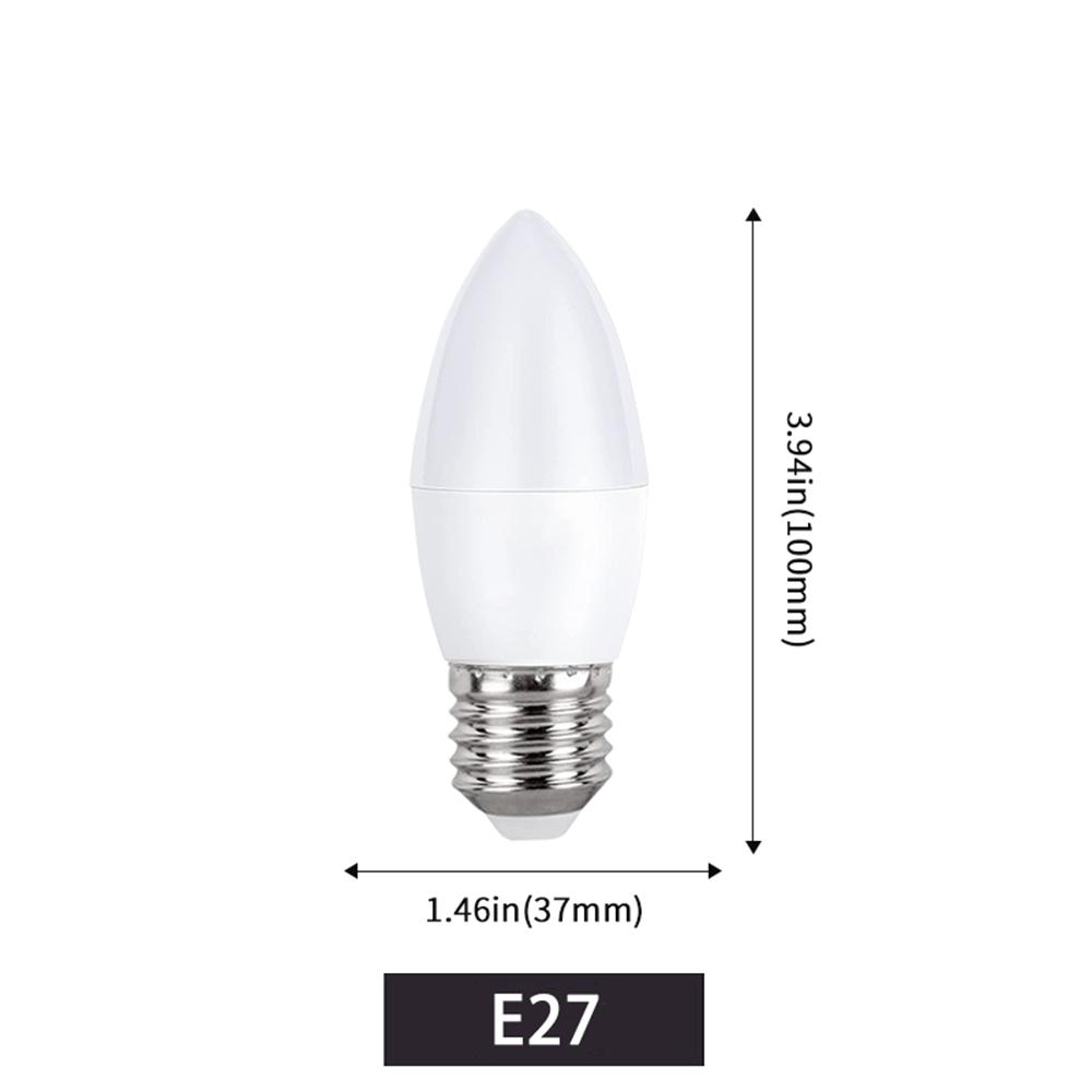 10pcs E27 E14 Led Bulb 220V Candle Bulb Energy Saving Lamp 3W 6W 9W Led Chandelier Light Spotlight Led for Home Decoration