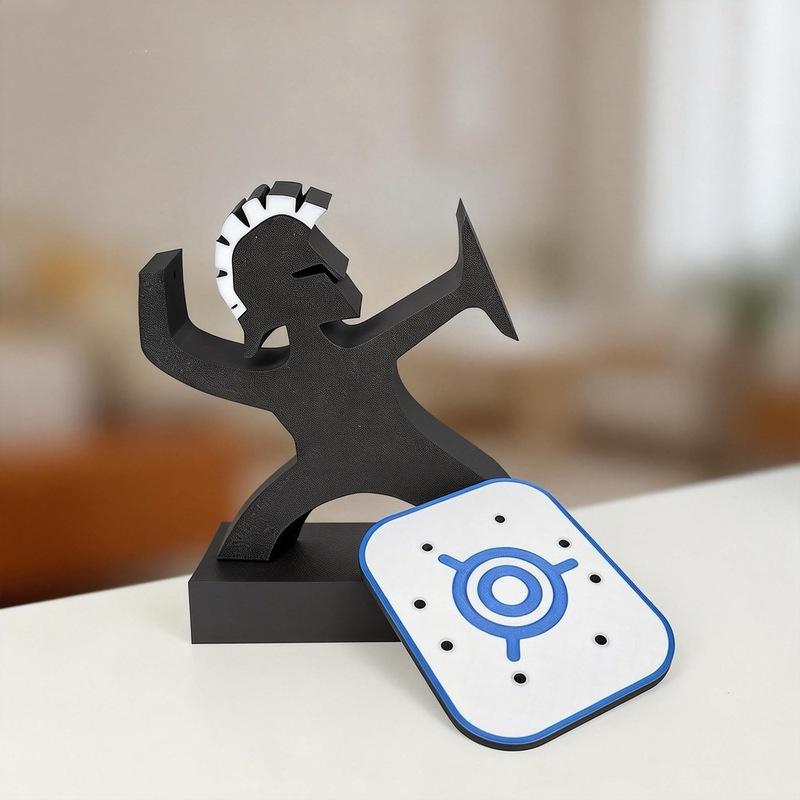 Spartan Dart Storage Holder 3D Printed Desktop Display Stand Multi Purpose Dart Organizer For Home Office Dart Enthusiasts