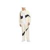 Nike Giacca Tessuta con Stampa Logo Swoosh Manica Lunga Giubbotti da Uomo Latte di Cocco FB7878-113