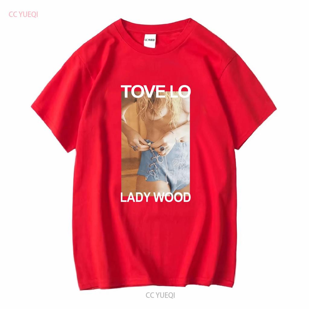 Retro Lady Wood Tove Lo T Shirt Classic Black S 5XL VE647 long sleeves vintage Washed graphic Versatile Top For Everyday Wear