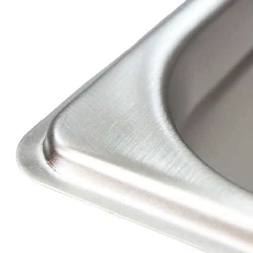 Hotel Pan, 1/6 Size, 150mm Depth, Stainless Steel, Commercial Gastronorm Pan, GN Pan, OBT