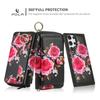 Pola Flower Style Multifunctional Mobile Phone Leather Case Solution Brand New and Suitable for Galaxy S24-S24+ S24 Ultra Galaxy S25-S25+ S25 Ultra