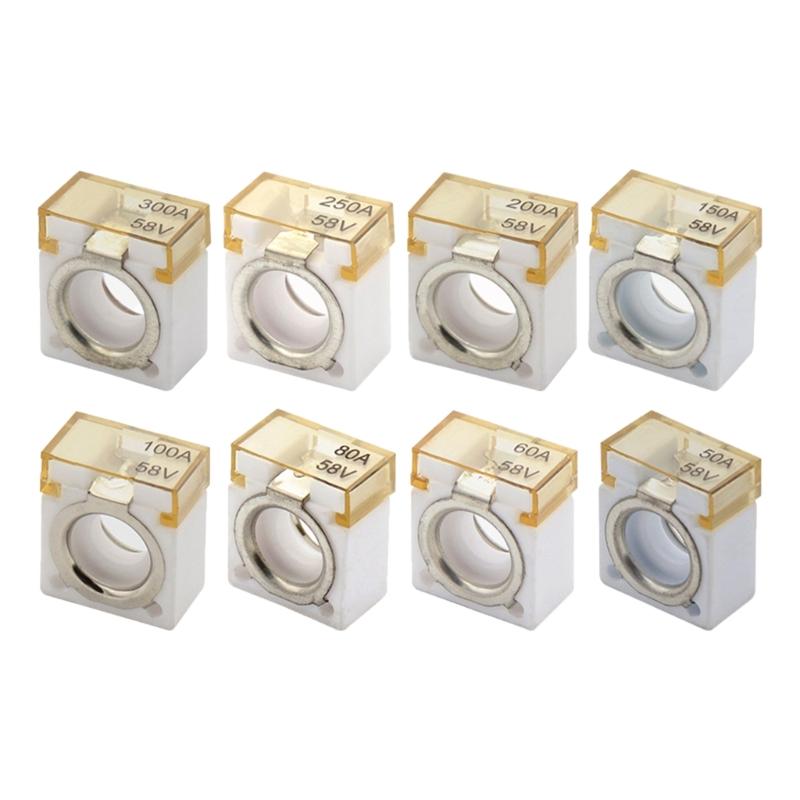 Waterproof Marine Battery Fuses  58V Automotive Fuses  Rings  Terminals Fuses  Upgrades for Comprehensive Circuit Protection