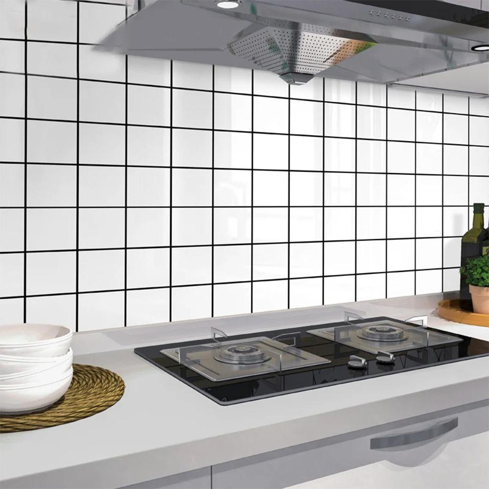 

Наклейки для кухни Водонепроницаемые масляные наклейки на стены кухни Самоклеящиеся наклейки на стены шкафов Обои Принадлежности для покраски Главная 60cmX1m