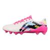 Li Ning Jin High-End FG (Rubber Long Stud) Natural Grass Football Shoes Men Football Shoes Pink YSZU007-1