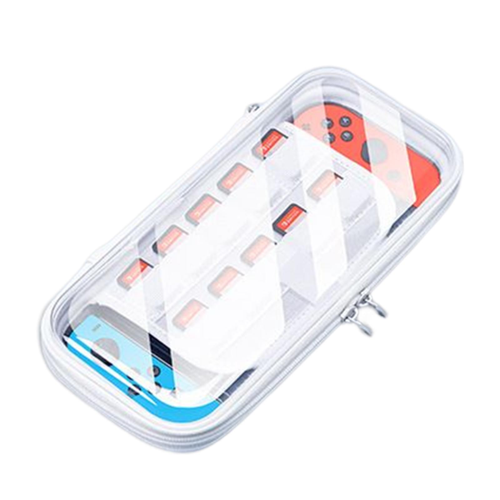 

Улучшенный чехол для переноски для OLED, сумка для хранения, защитный чехол, прозрачные накладки, коробка для хранения, игровые аксессуары, прочный 8