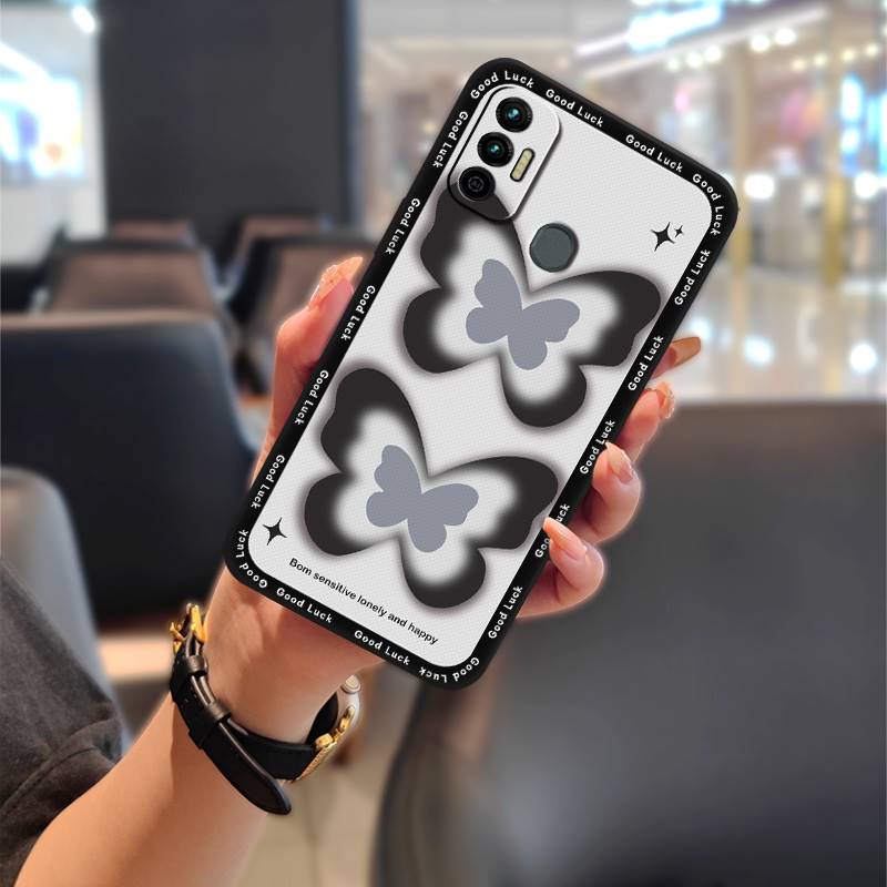 Anti-dust Shockproof Phone Case For Tecno Spark 7/Spark7T Silicone Protective Durable Cartoon Soft case Phone Pouch TPU