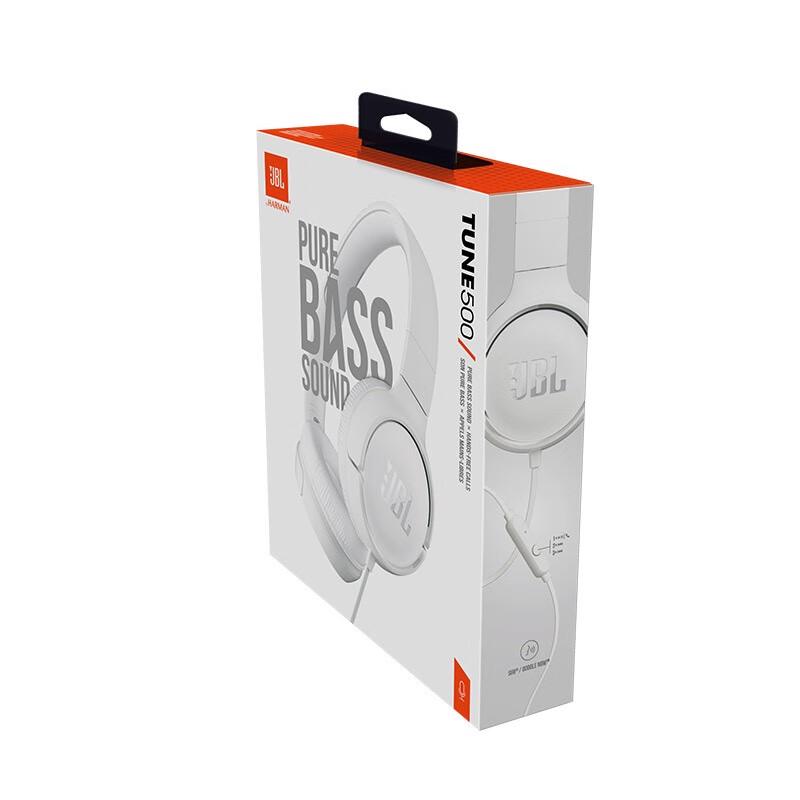 JBL TUNE 500 Wired On-Ear Headphones