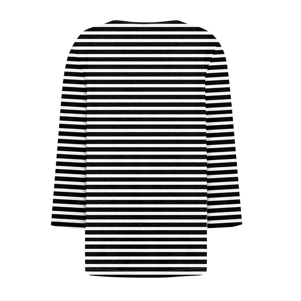 Women's T Shirt Tee Print Button 3/4 Sleeve Daily Weekend Fashion Basic Regular Top